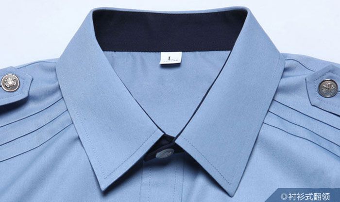 物業保安服襯衫-標準領型